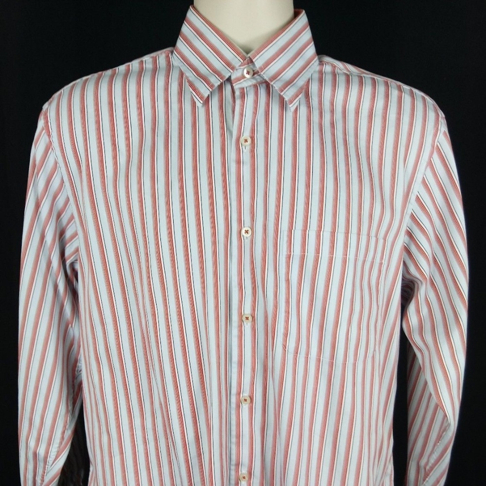 Robert Talbott Carmel Striped Button-Down Shirt - image 1